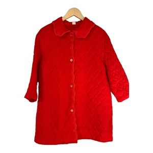 Vintage 60’s Sears Quilted Housecoat 
Marked size 38
